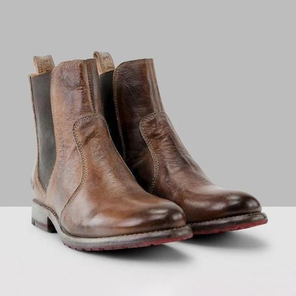 JO | women's ankle boots in vintage-style leather
