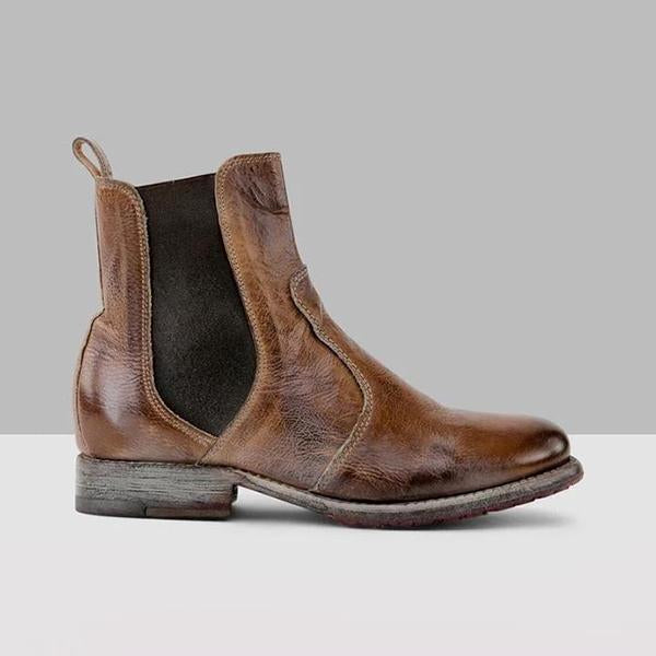 JO | women's ankle boots in vintage-style leather