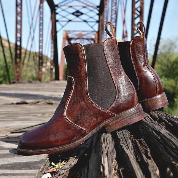 JO | women's ankle boots in vintage-style leather