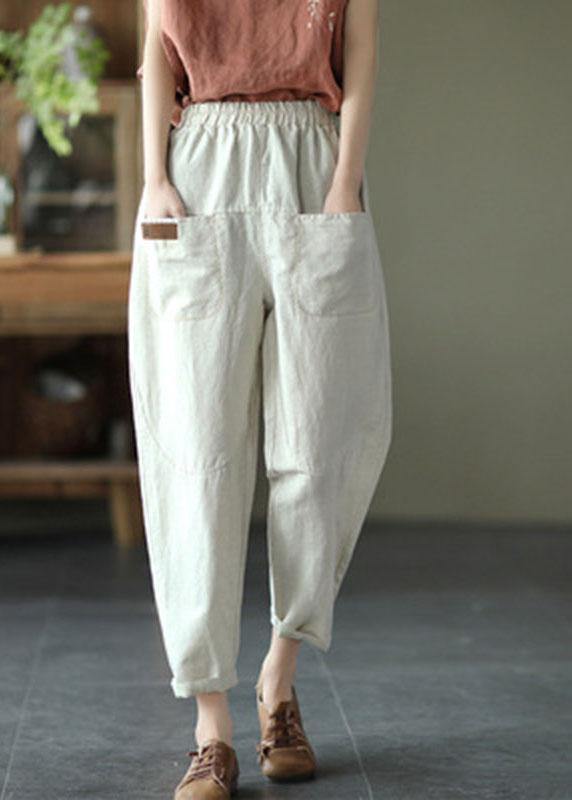 JO | Loose Yellow Loose Casual Summer Pockets Pants