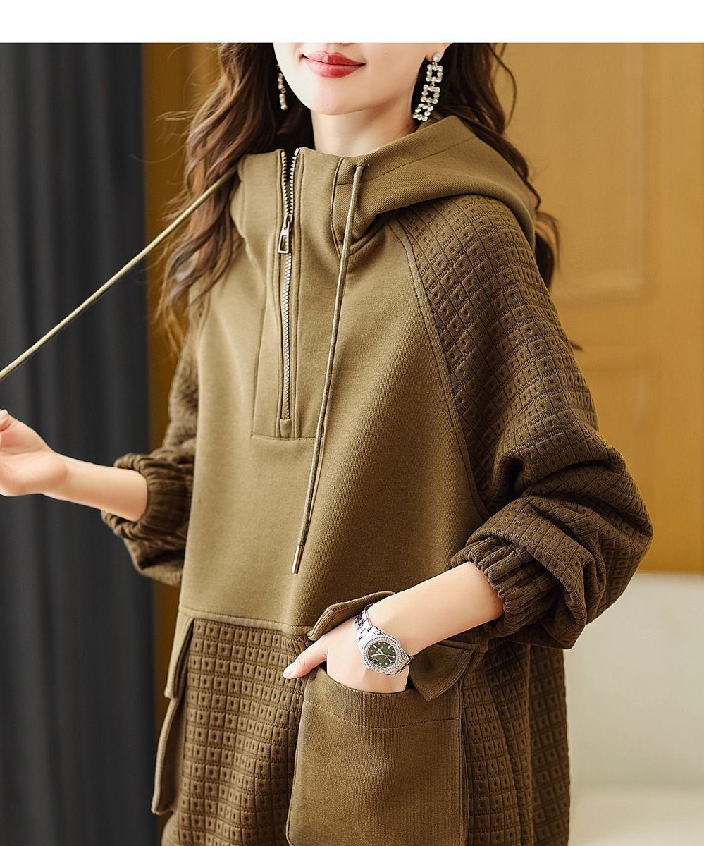 JO | Fashionable and versatile pullover with drawstring