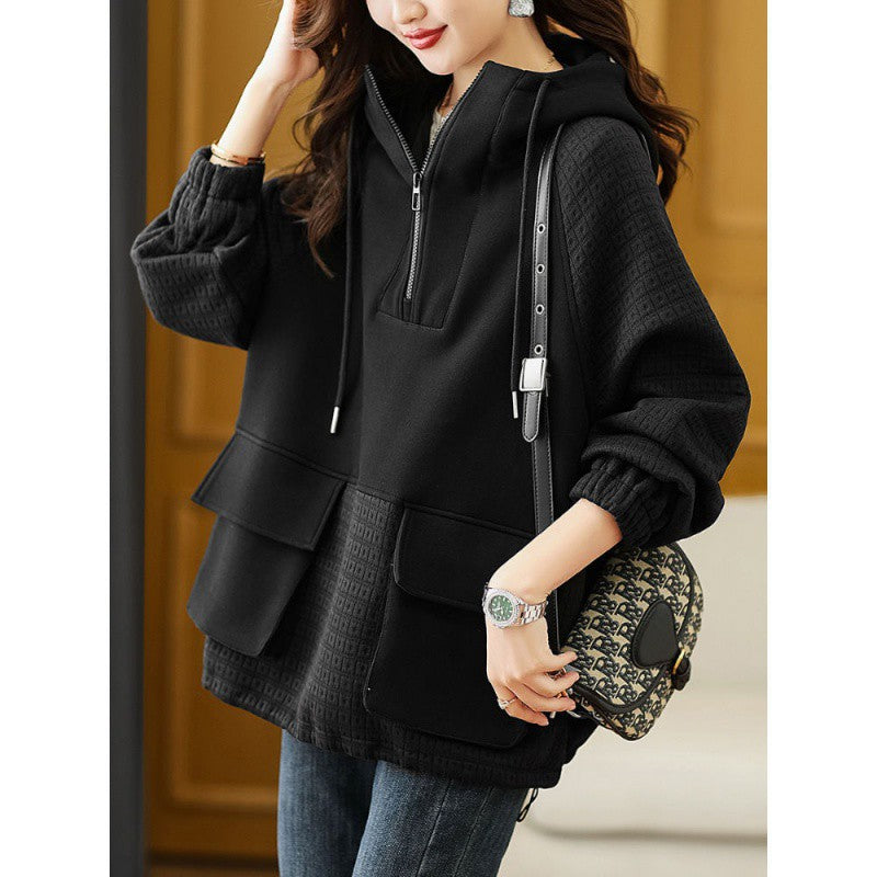JO | Fashionable and versatile pullover with drawstring