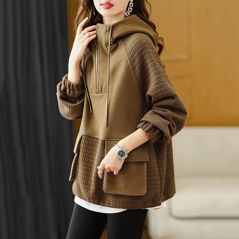 JO | Fashionable and versatile pullover with drawstring