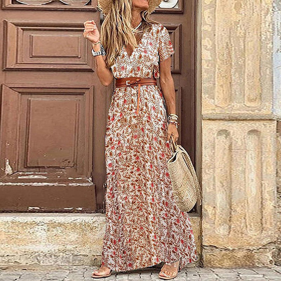 JO | Boho maxi dress with belt