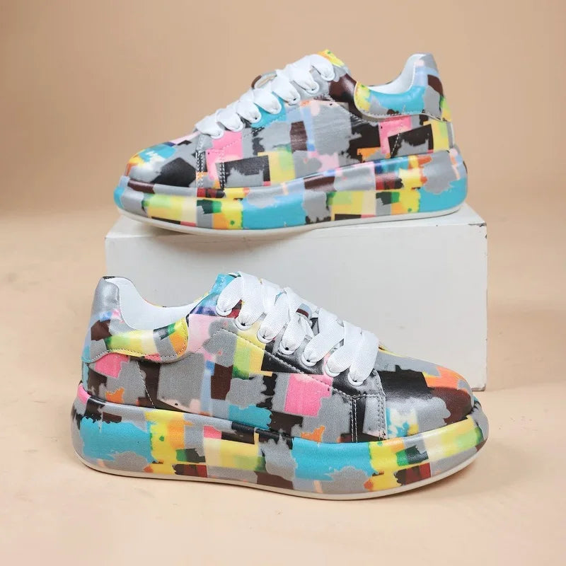 JO | Vibrant graffiti-style sneakers