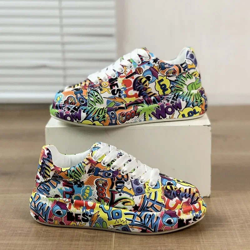 JO | Vibrant graffiti-style sneakers