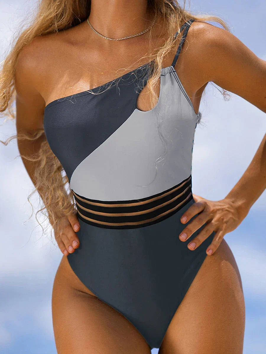 JO | Bikini swimsuit for women fabric panel patchwork body
