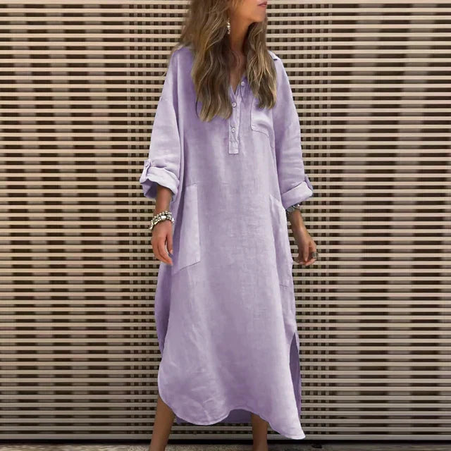 JO | Casual maxi dress in cotton blend