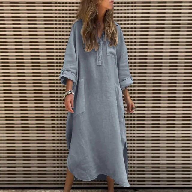 JO | Casual maxi dress in cotton blend