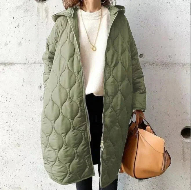 JO | Quilted coat with hood