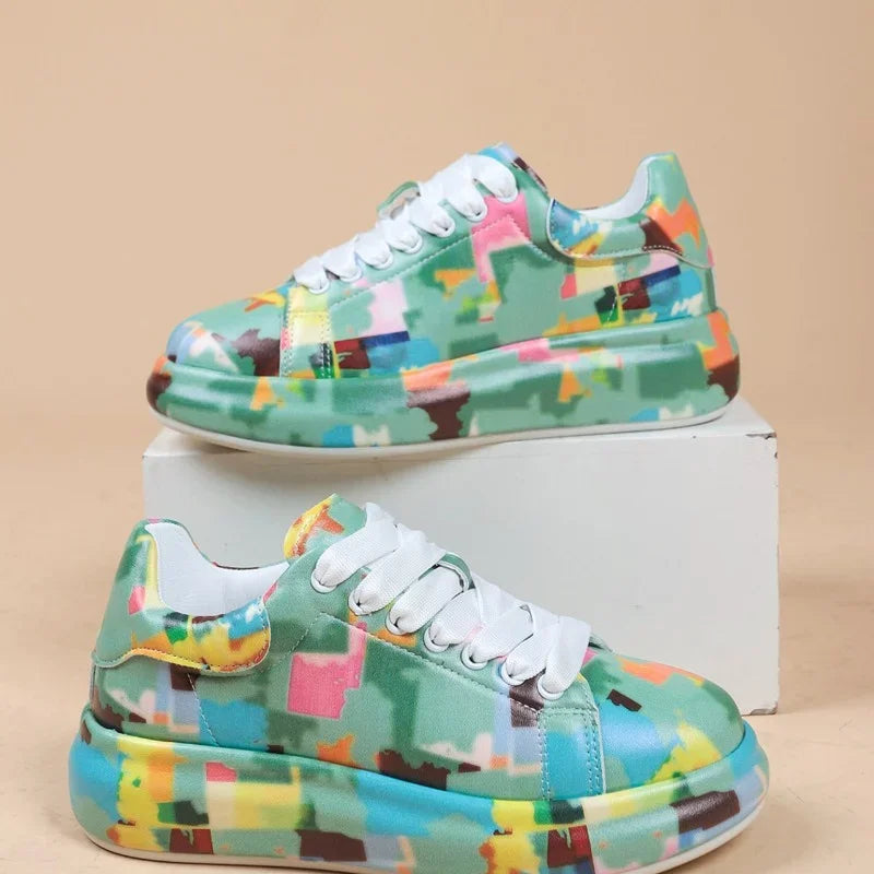 JO | Vibrant graffiti-style sneakers