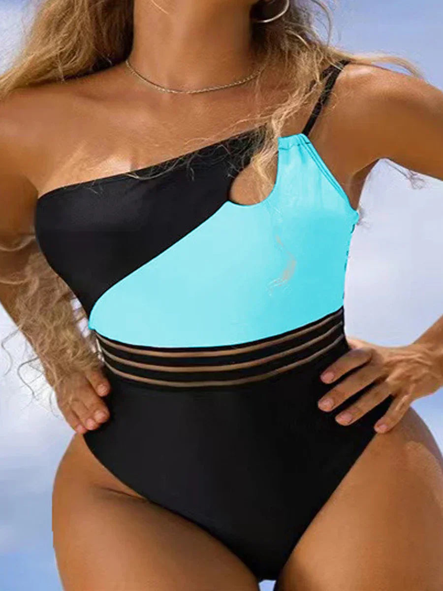 JO | Bikini swimsuit for women fabric panel patchwork body