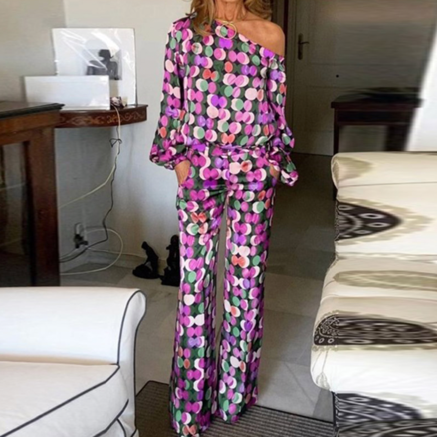 JO | Two-piece spring set with print