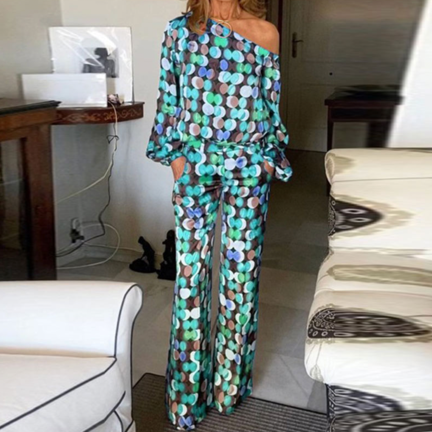 JO | Two-piece spring set with print