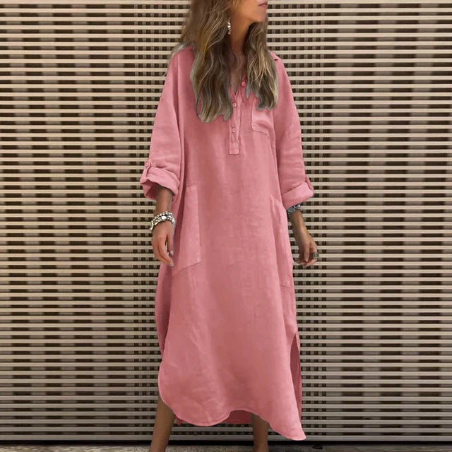 JO | Casual maxi dress in cotton blend