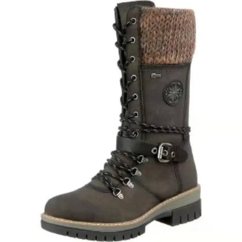 JO | Combat-style lace-up boots