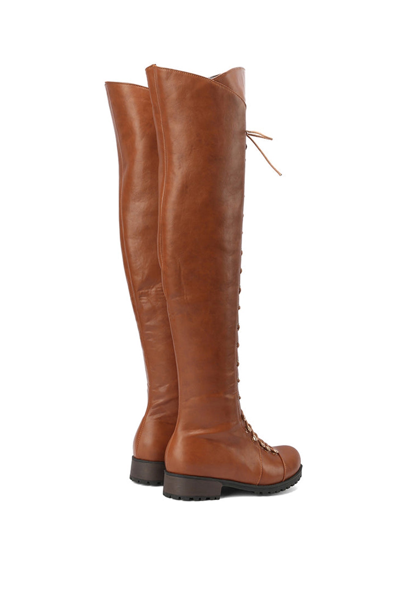 JO | Over-the-knee boots with laces