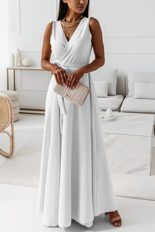 JO | Wrap strap maxi dress