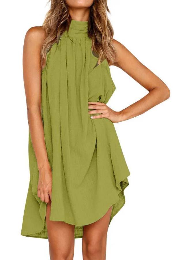 JO | Sweet Crinkle Sleeveless mini dress