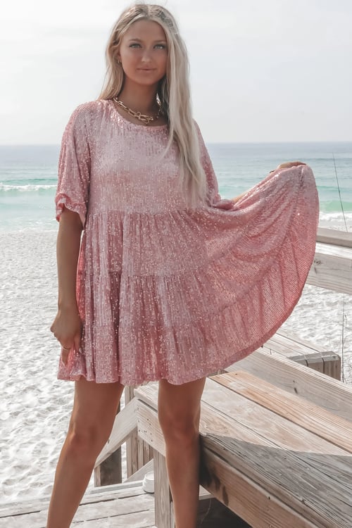 JO | Sequin glittering mini dress