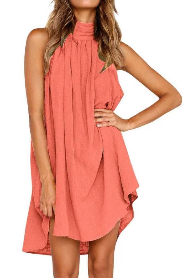 JO | Sweet Crinkle Sleeveless mini dress