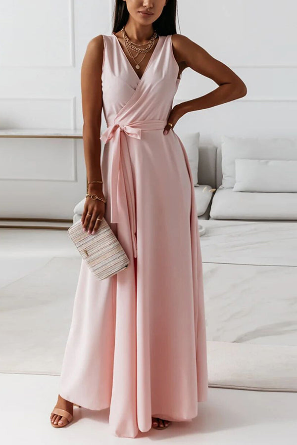 JO | Wrap strap maxi dress