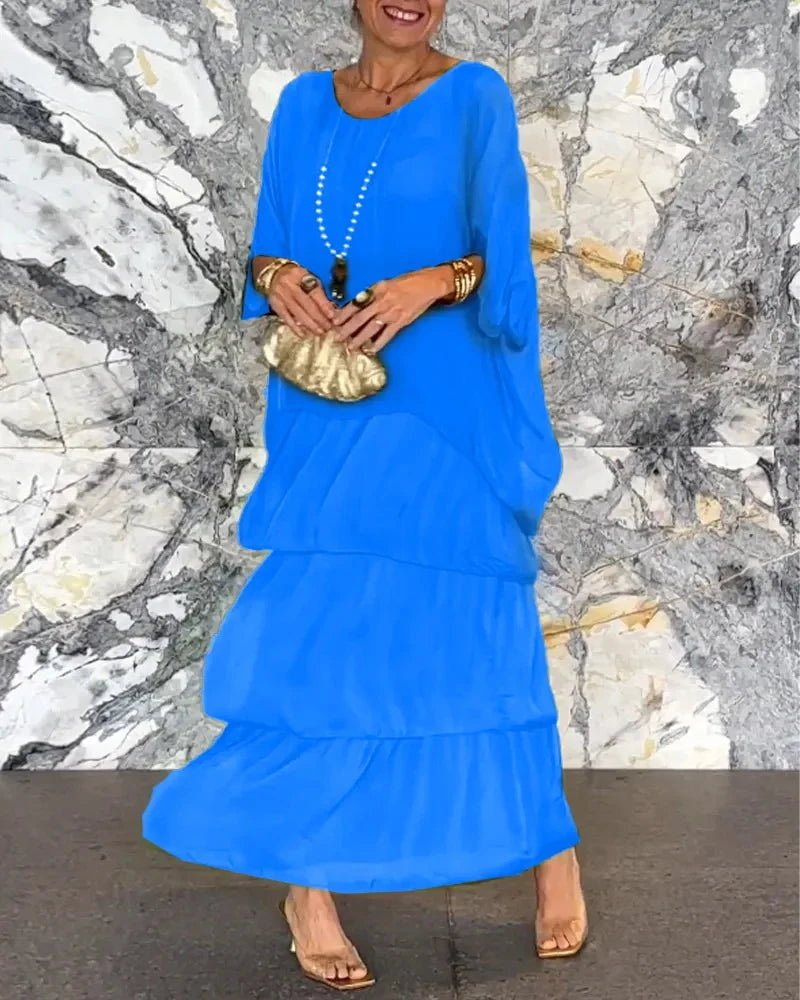 JO | Elegant maxi dress with plunging neckline
