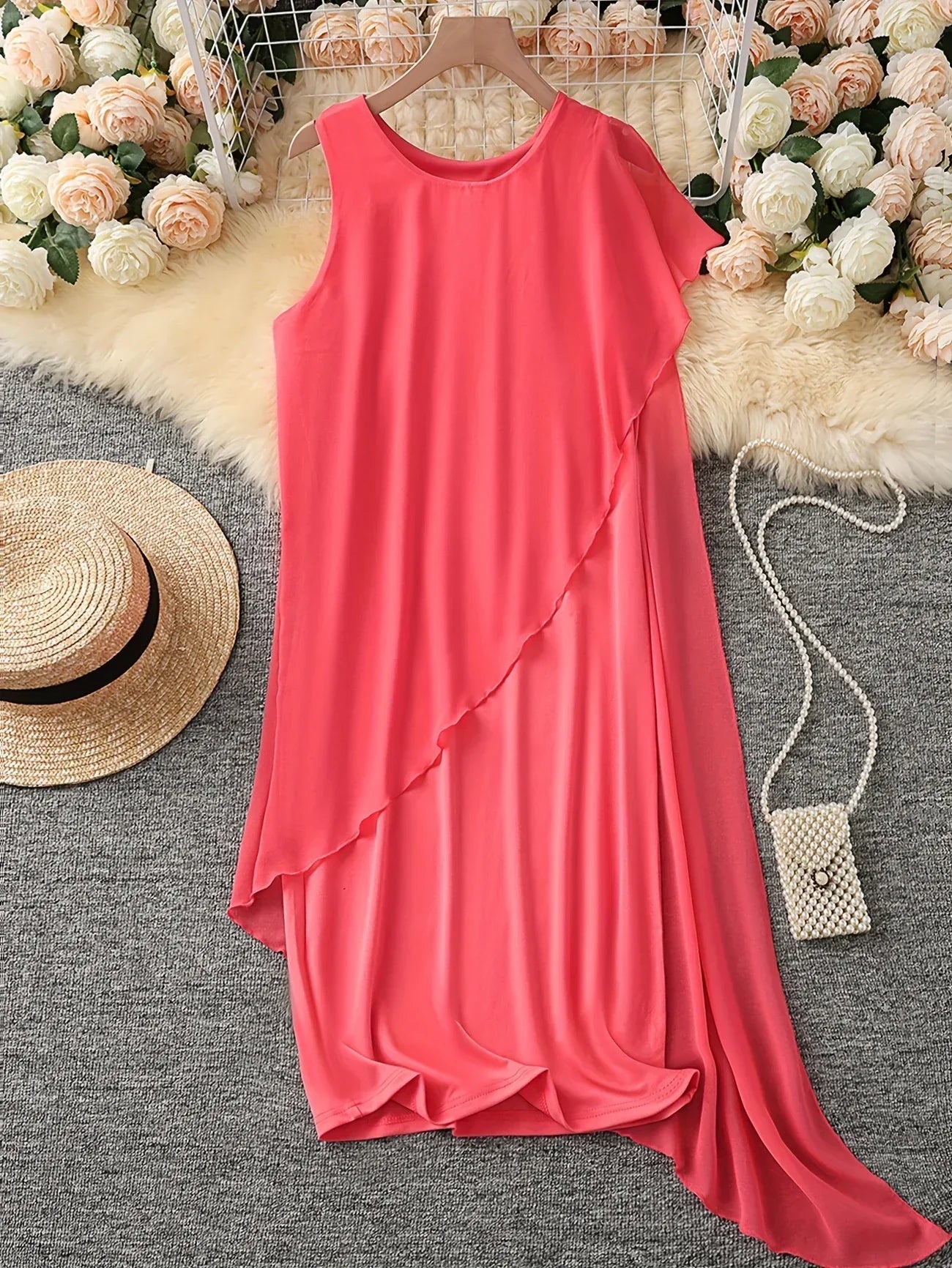 JO | TIMELESS SLEEVELESS MIDI DRESS