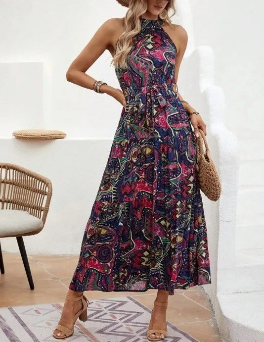 JO | Retro maxi dress with turtleneck