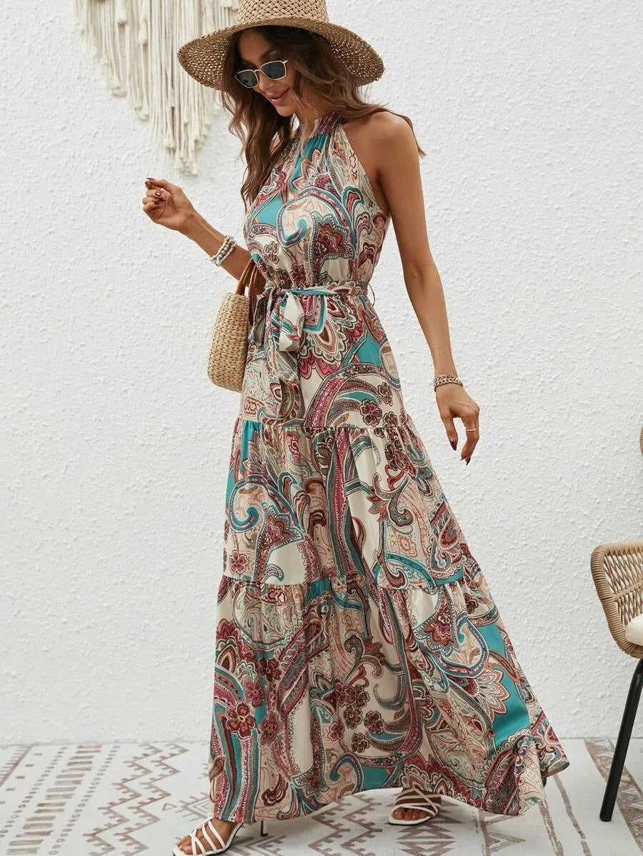 JO | Retro maxi dress with turtleneck