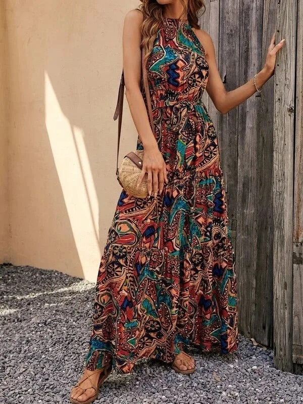 JO | Retro maxi dress with turtleneck