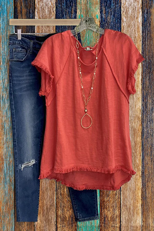 JO | Casual T-shirt with round neckline