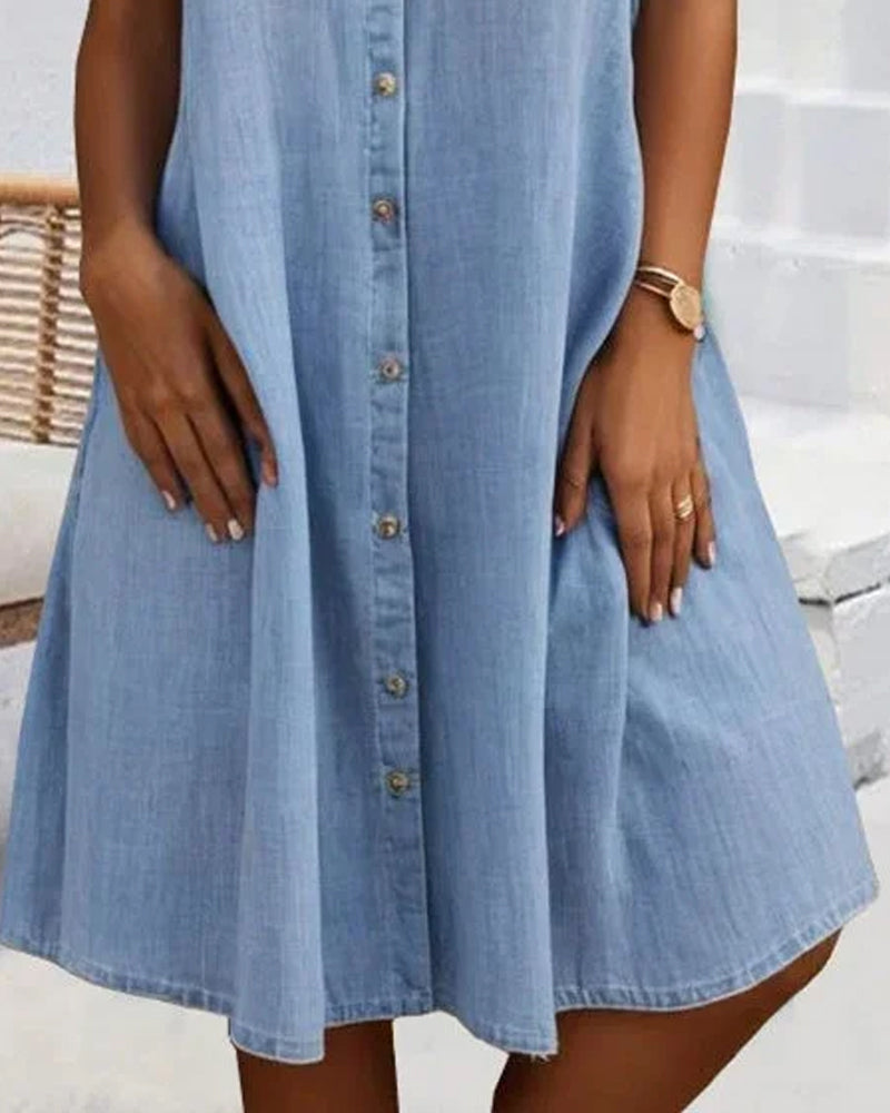 JO | Midi dresses with lapel collar and button placket