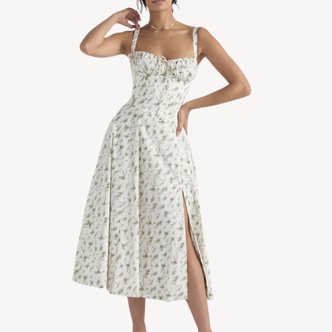 JO | Women's Floral Sleeveless Midi Dress