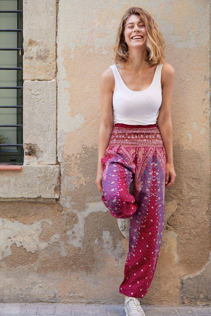 JO | Tasha|Oriental volcano harem pants