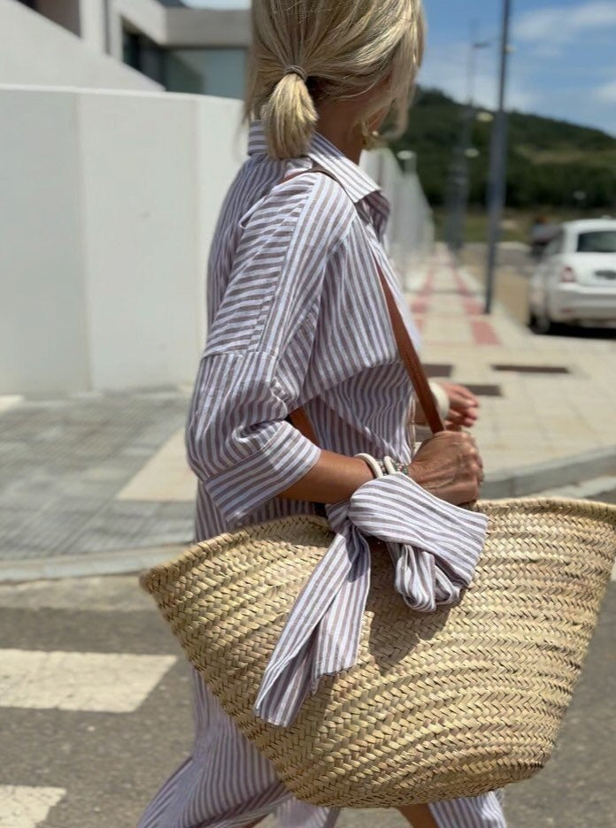JO | Classic striped shirt dress