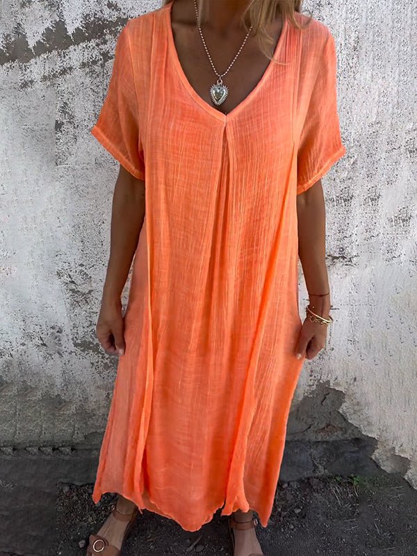 JO | Effortless maxi dress with V-neckline