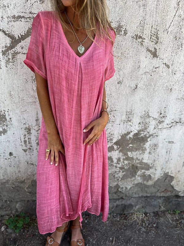 JO | Effortless maxi dress with V-neckline