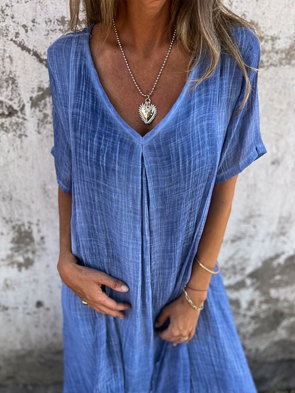 JO | Effortless maxi dress with V-neckline