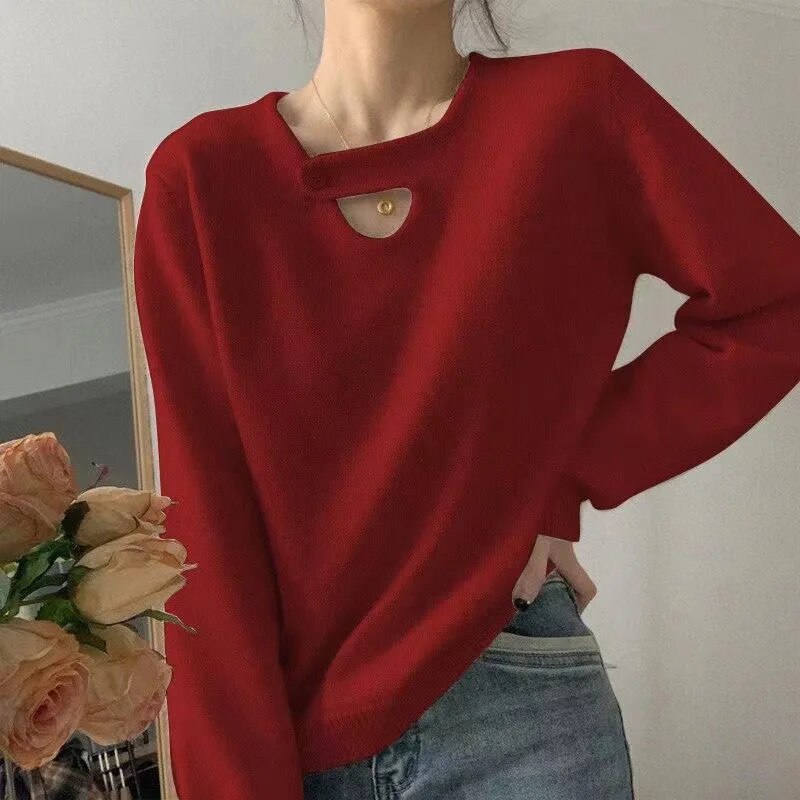 JO | Elegant & stylish sweater with button