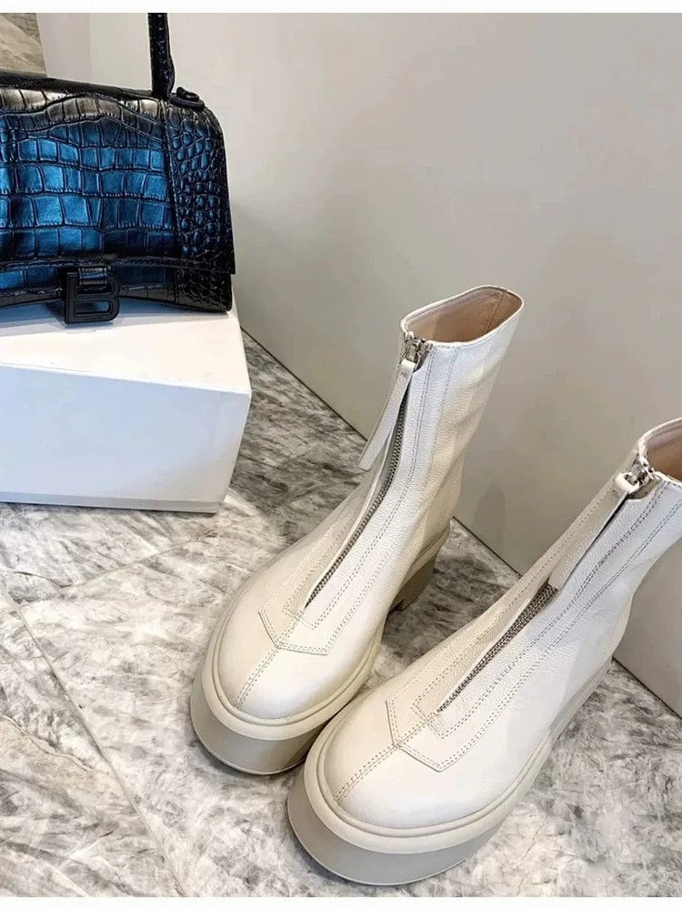JO | Leather ankle boots
