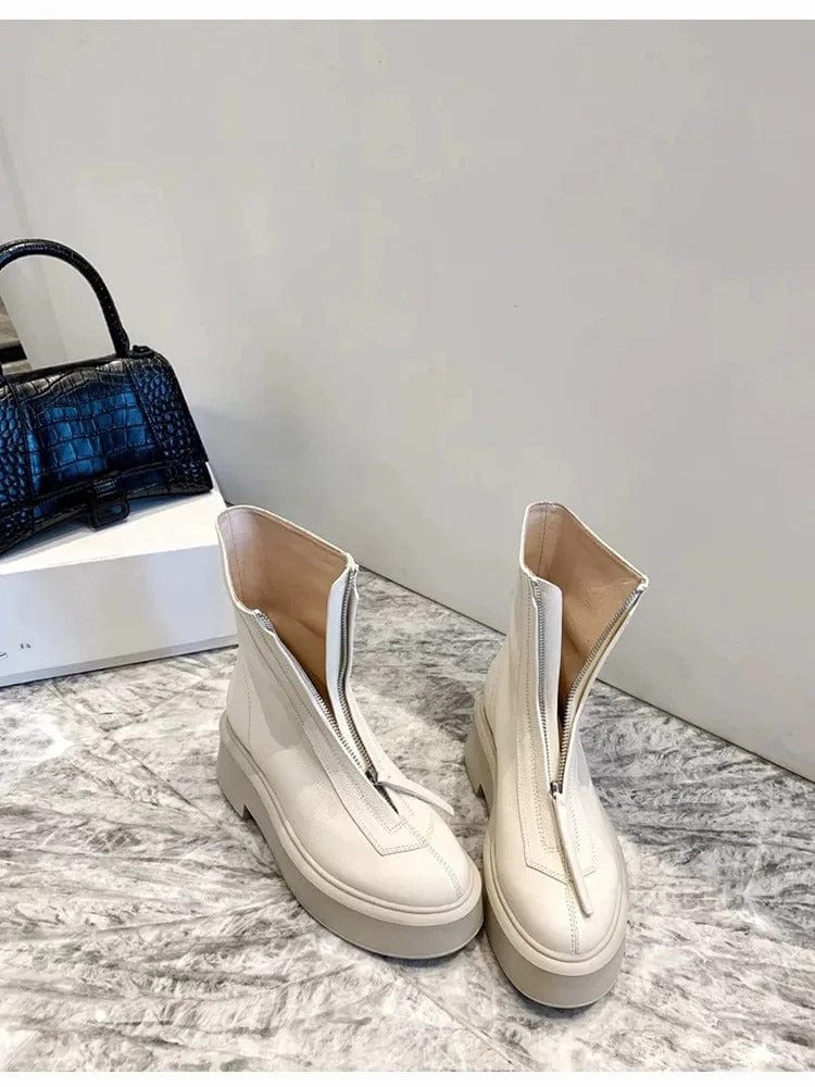JO | Leather ankle boots