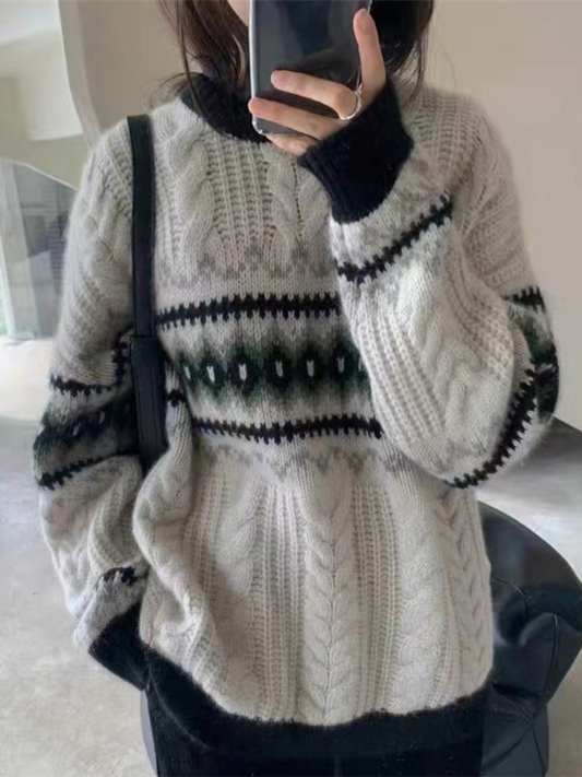 JO | Stylish twist knit sweater
