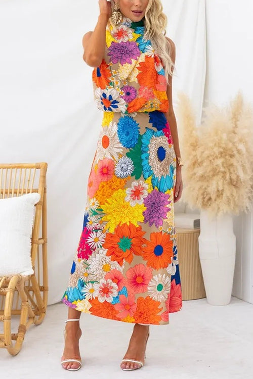JO | Liora maxi dress with floral print