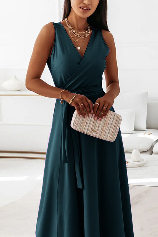 JO | Wrap strap maxi dress