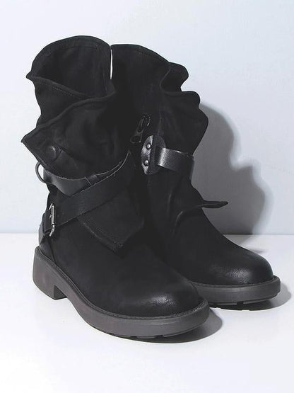 JO | Vintage ankle boots with buckles