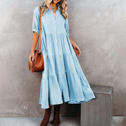 JO | Midi shirt dress with pockets