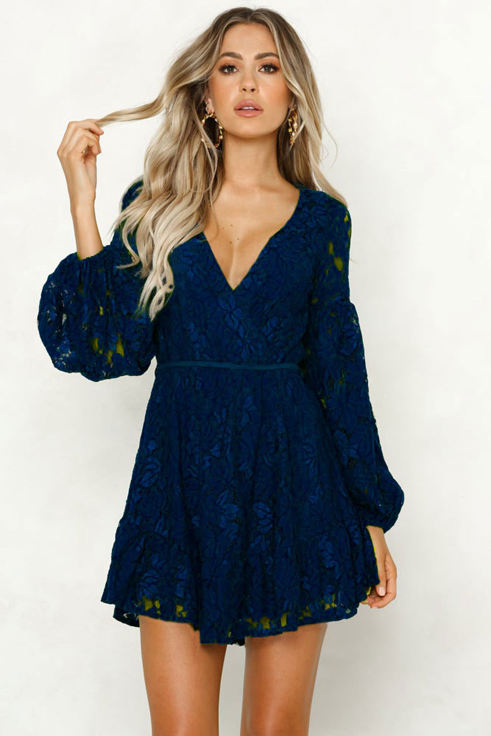 JO | Lace-up shirt dress