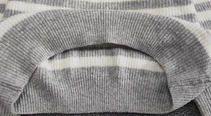 JO |Chic striped long sleeve sweater