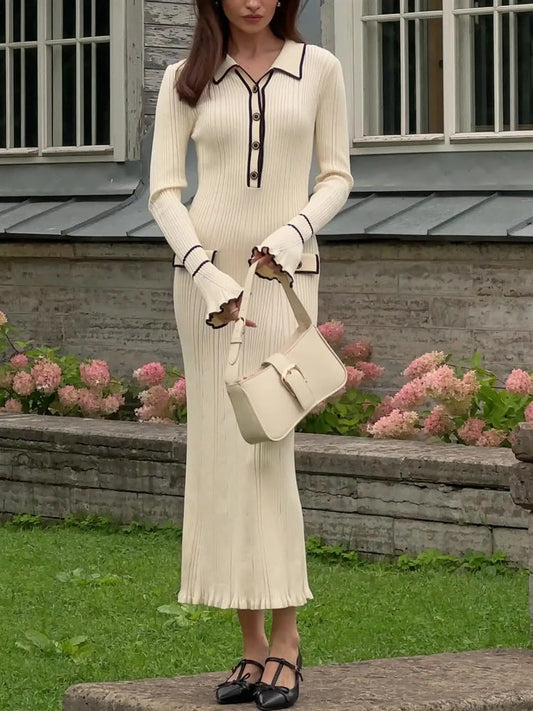 JO | Rib knit maxi dress